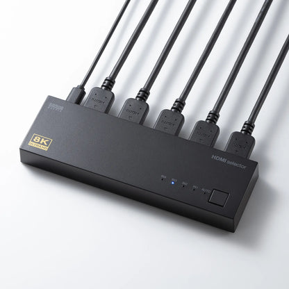 8K, HDR, HDCP2.3 compatible HDMI switch (4 inputs, 1 output) SW-HDR8K41L