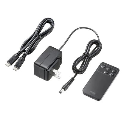 8K compatible HDMI switch (4 inputs, 1 output, Type-C input compatible, with remote control) SW-HDR8K41RC