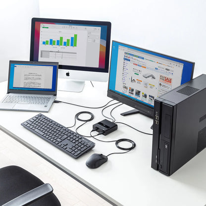 Keyboard and mouse PC switch (3:1) SW-KM3UU