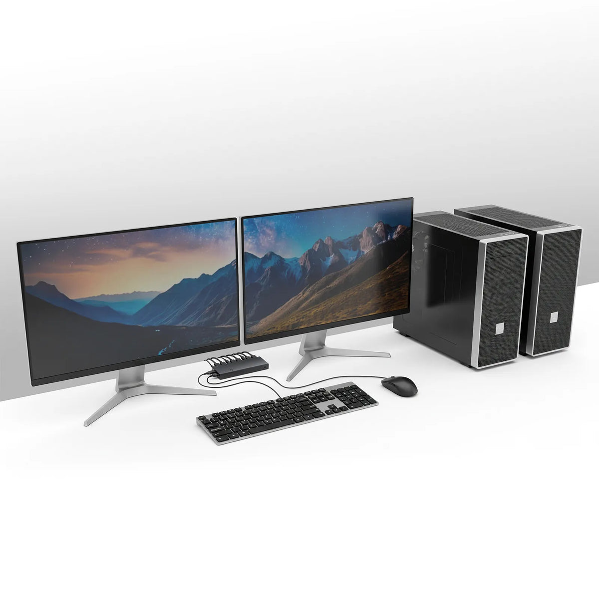 デュアルディスプレイ・4K対応HDMIパソコン切替器(エミュレーション非搭載・2:1) SW-KVM22HUUS