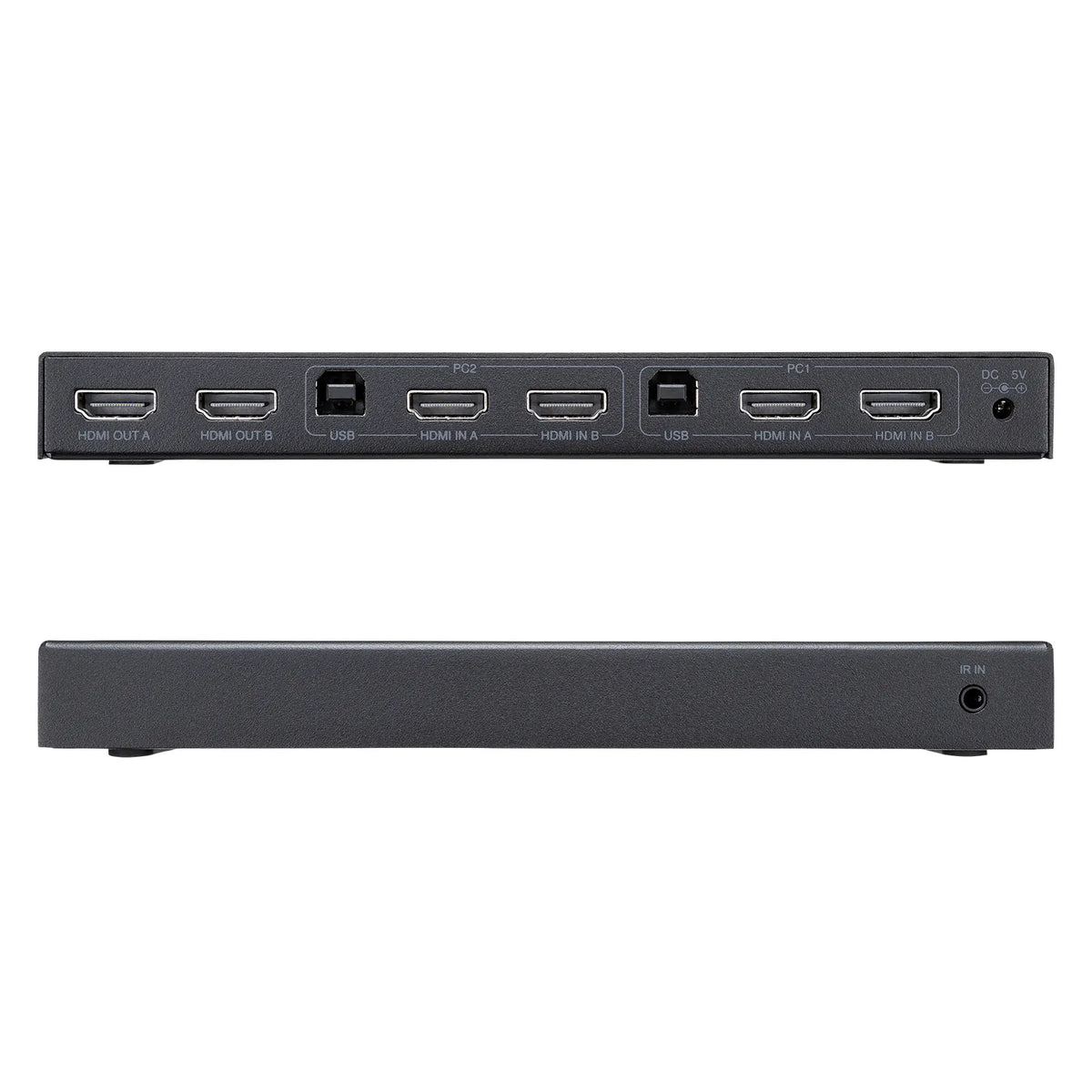 デュアルディスプレイ・4K対応HDMIパソコン切替器(エミュレーション非搭載・2:1) SW-KVM22HUUS