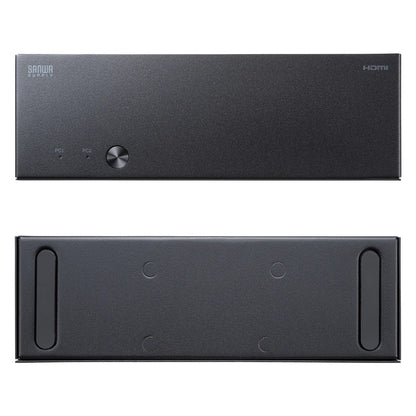 デュアルディスプレイ・4K対応HDMIパソコン切替器(エミュレーション非搭載・2:1) SW-KVM22HUUS