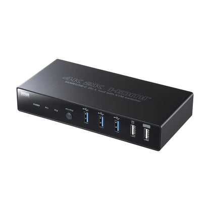 Type-C接続・HDMI接続対応パソコン切替器(エミュレーション非搭載) SW-KVM2DK