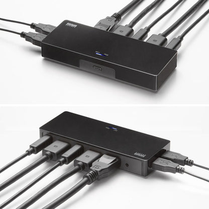 4K対応DisplayPortパソコン切替器(エミュレーション非搭載・2:1) SW-KVM2DPUUS