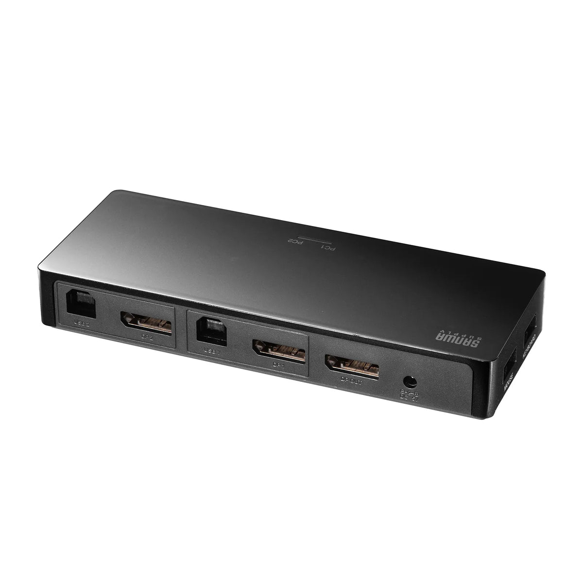 4K対応DisplayPortパソコン切替器(エミュレーション非搭載・2:1) SW-KVM2DPUUS