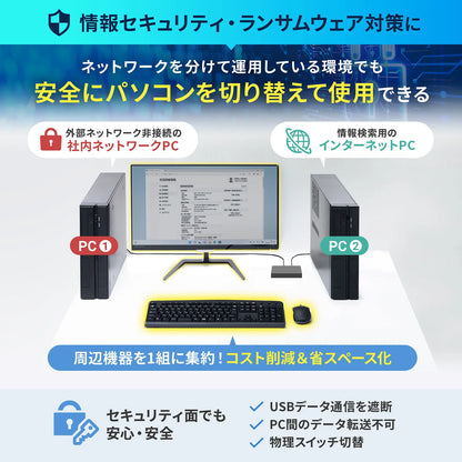 Automatic PC switch (2:1) SW-KVM2UUN