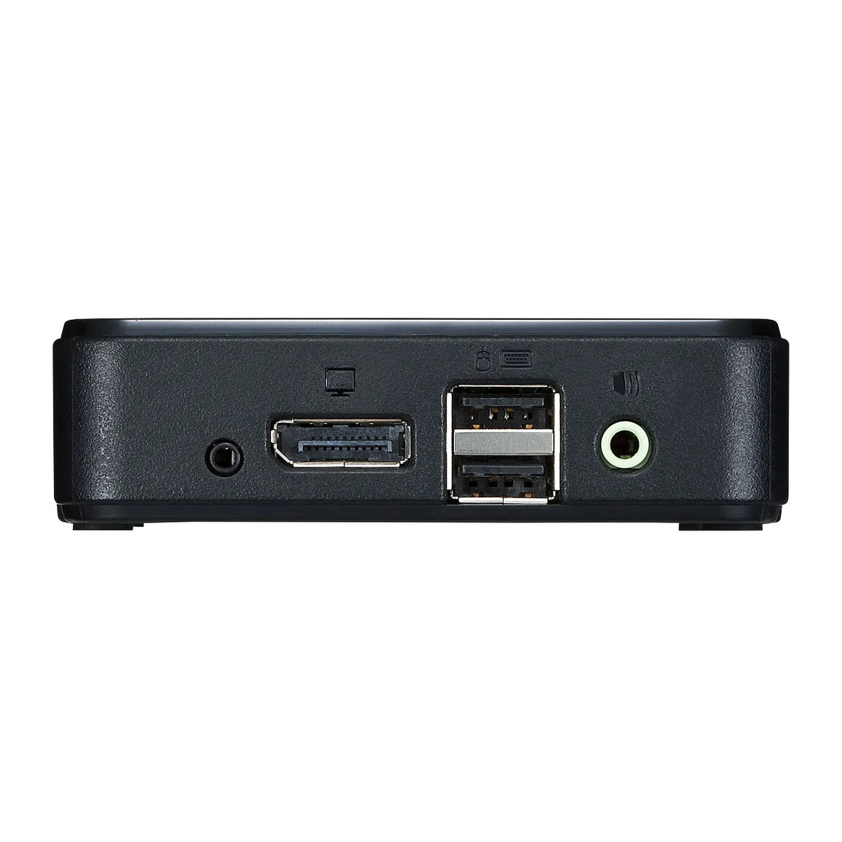 DisplayPort compatible KVM switch with remote control (2:1) SW-KVM2WDPU