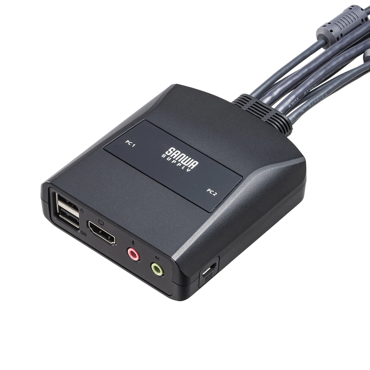 4K compatible HDMI PC switch (no emulation, with remote control) SW-KVM2WHUUS