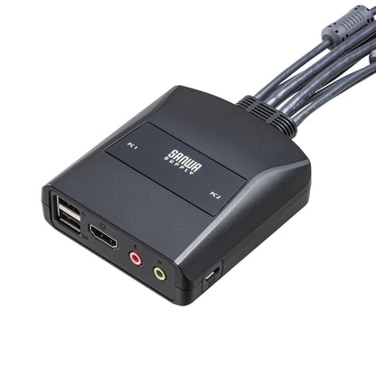 4K compatible HDMI PC switch (no emulation, with remote control) SW-KVM2WHUUS