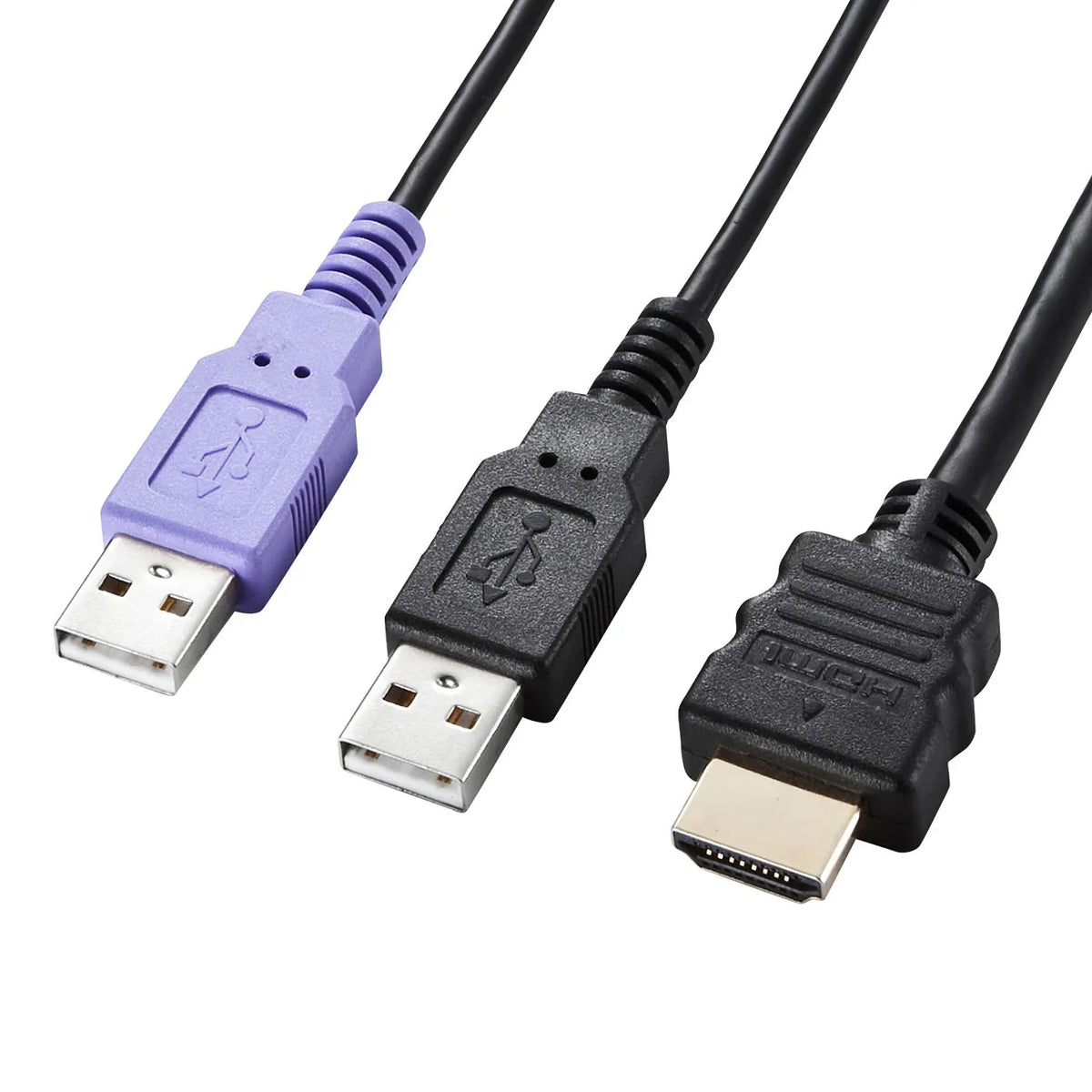 HDMI対応手元スイッチ付きパソコン自動切替器(2:1) SW-KVM2WHU