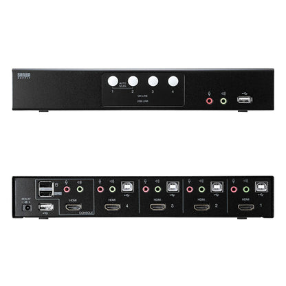 HDMI-compatible automatic PC switch (4:1) SW-KVM4HHC