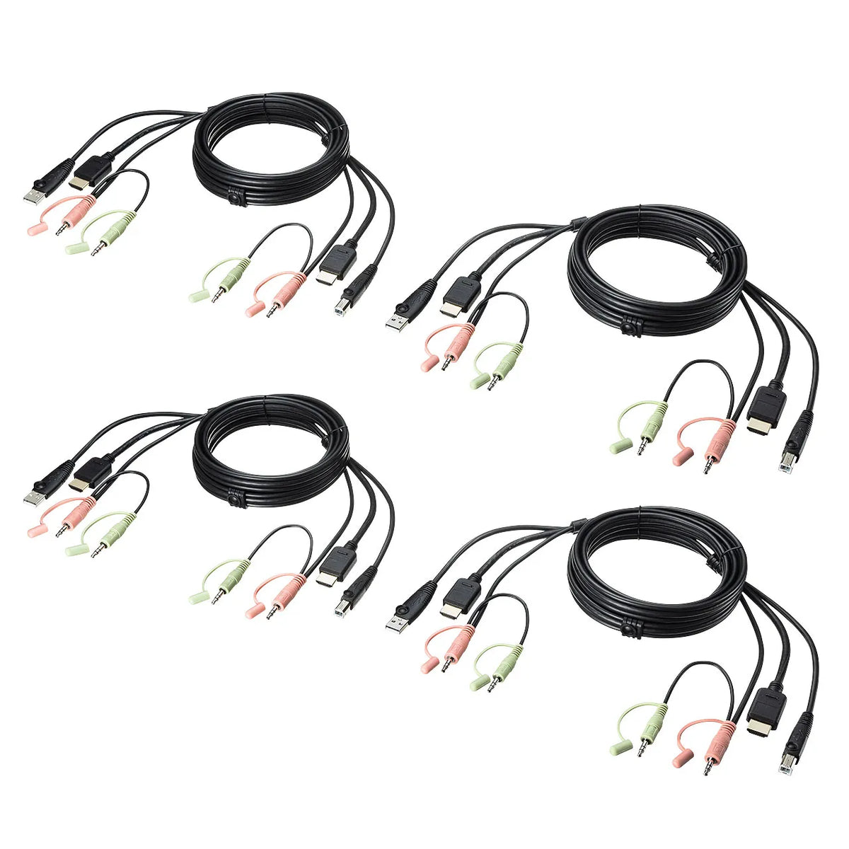 HDMI-compatible automatic PC switch (4:1) SW-KVM4HHC