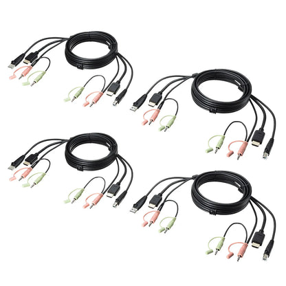HDMI-compatible automatic PC switch (4:1) SW-KVM4HHC