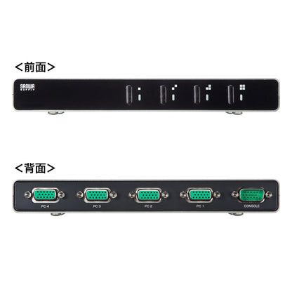 パソコン自動切替器(4:1) SW-KVM4LUN2