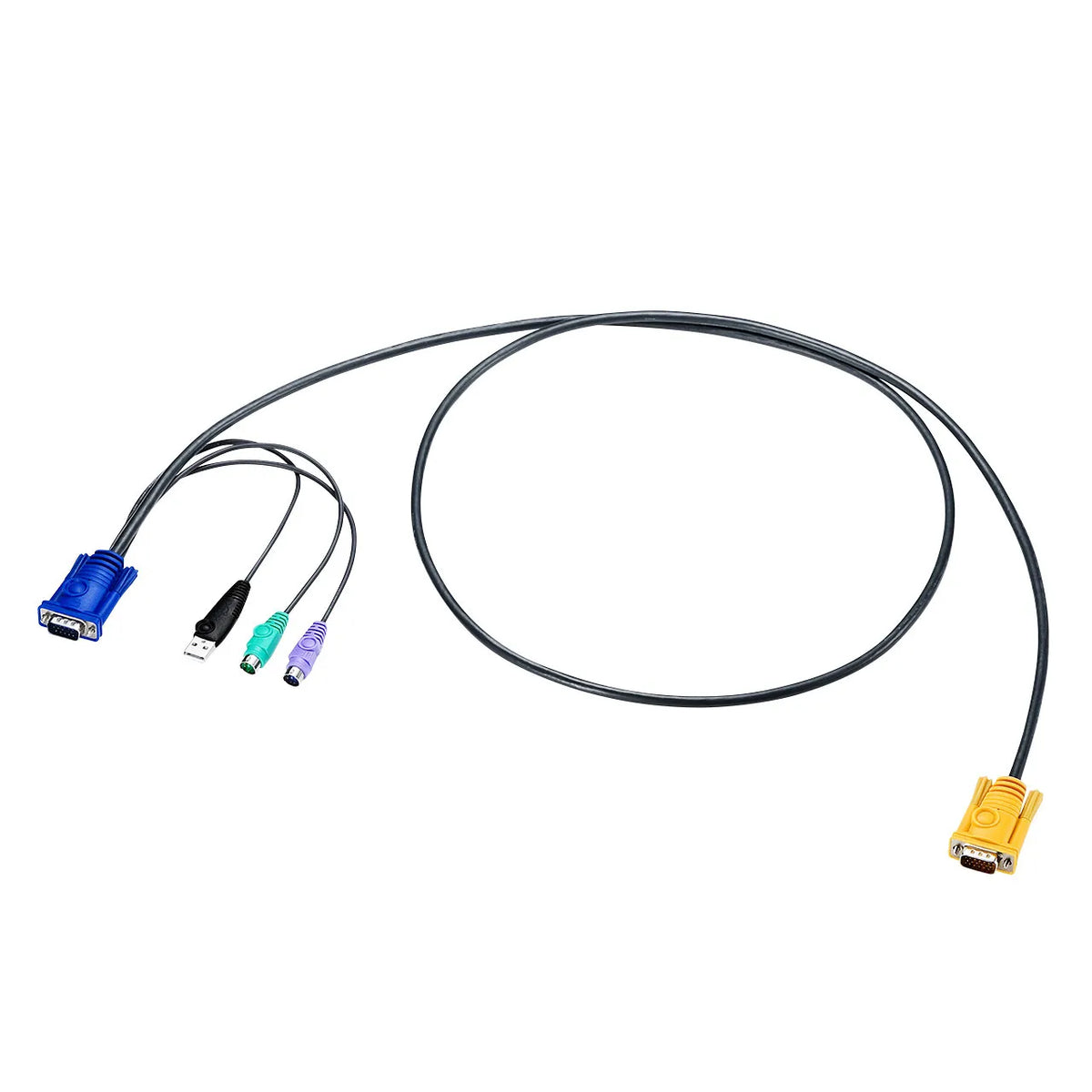 PS/2 and USB compatible automatic PC switch (4:1) SW-KVM4UP