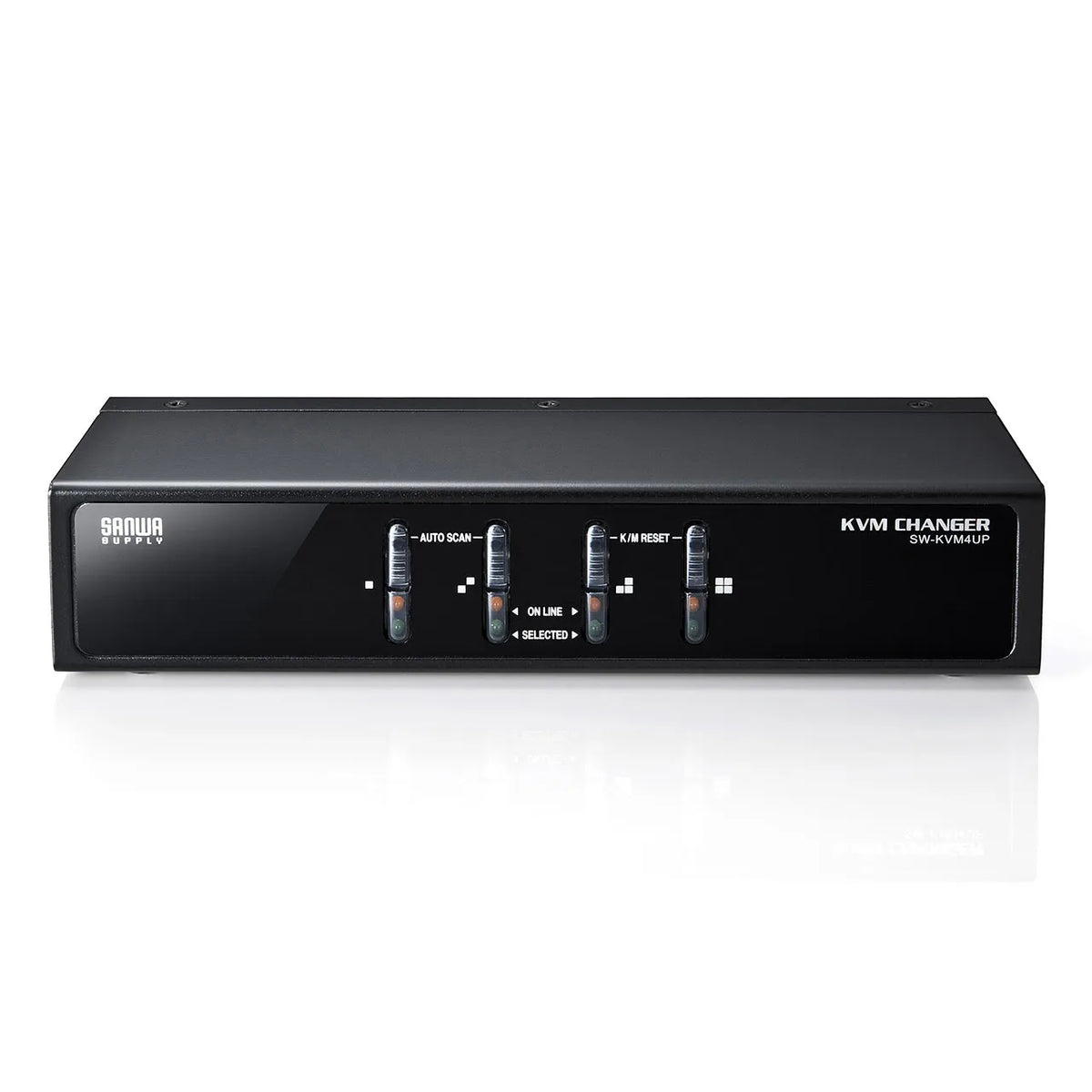 PS/2 and USB compatible automatic PC switch (4:1) SW-KVM4UP