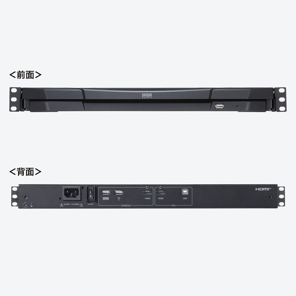 USB/HDMI compatible slide LCD console drawer SW-KVMHDDR