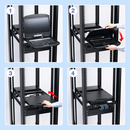 USB/HDMI compatible slide LCD console drawer SW-KVMHDDR