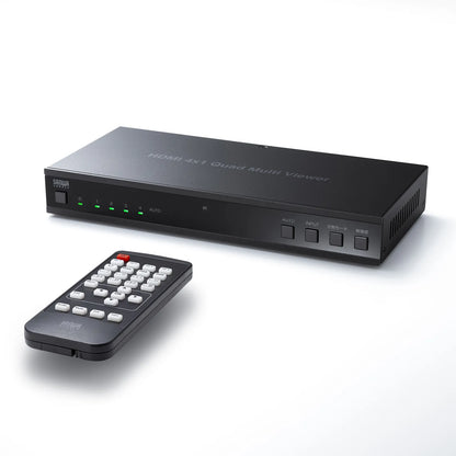 4入力1出力HDMI画面分割切替器(4K/60Hz対応) SW-PHD41MTV