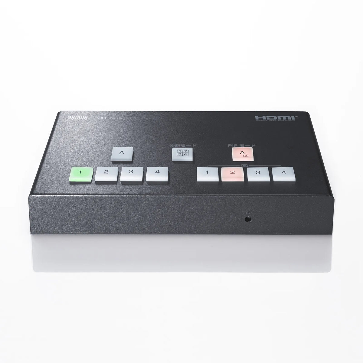 4-input, 1-output HDMI switcher (4K compatible/screen split/capture function) SW-UHD41UVC