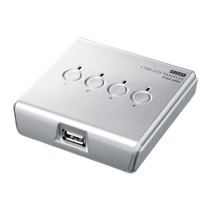 USB2.0手動切替器（4回路) SW-US24N