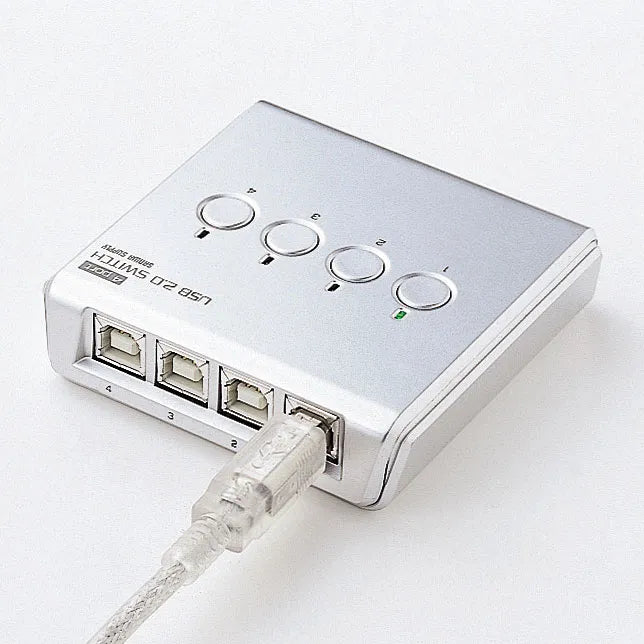 USB2.0手動切替器（4回路) SW-US24N