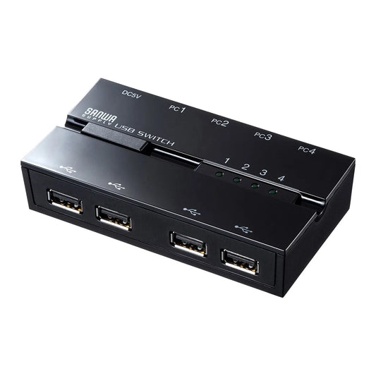 Magnetic USB 2.0 Manual Switch (with Hub, 4-Port) SW-US44HMG
