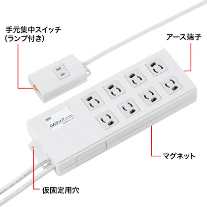 抜け止めタップ TAP-3804N
