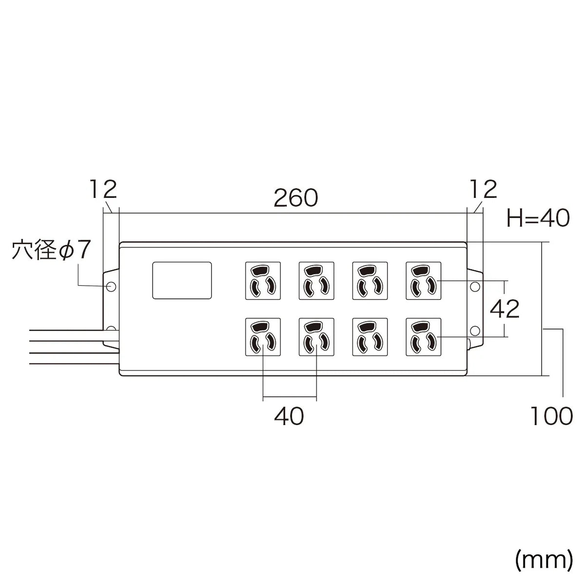 Surge protector tap TAP-3805SPN