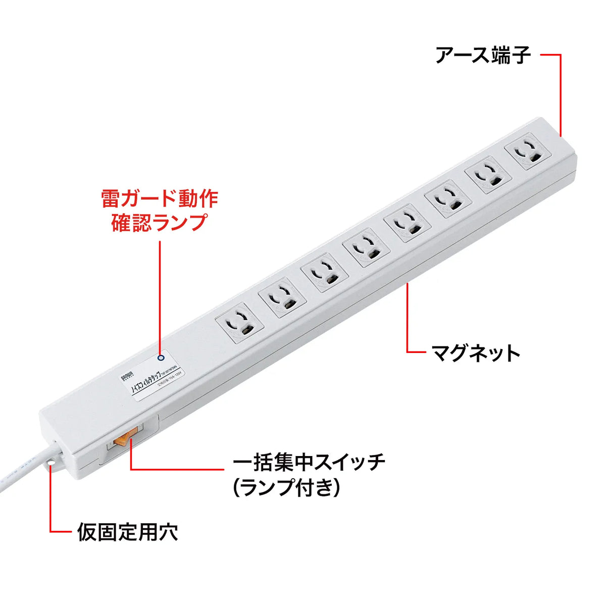 Noise filter tap TAP-3811NFSWN
