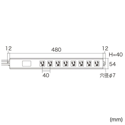 Noise filter tap TAP-3811NFSWN