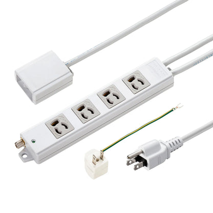 Power strip with remote switch and locking mechanism TAP-5433MGN2-3