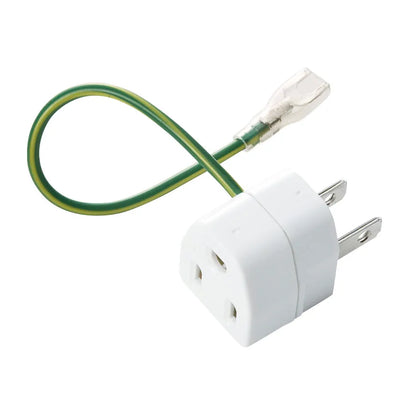 3-pin to 2-pin conversion adapter with insulating cover TAP-AD1N
