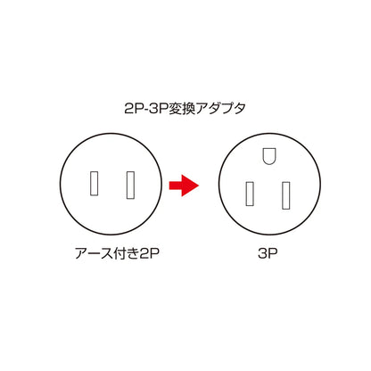 2P to 3P Conversion Adapter TAP-AD1RN