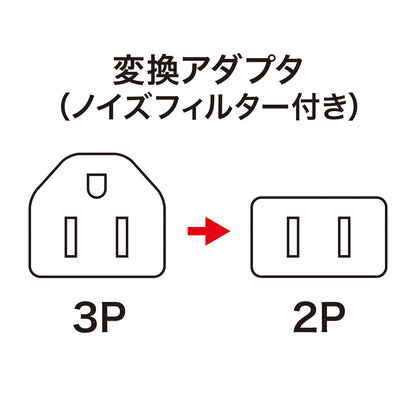 変換アダプタ(ノイズフィルター付) TAP-AD2N