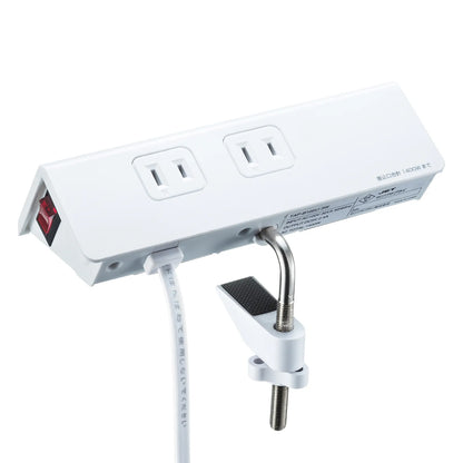 クランプ固定式タップ (ホワイト色) TAP-B105U-3WN