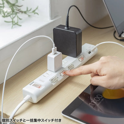 Power saving power strip TAP-B107UC-1W