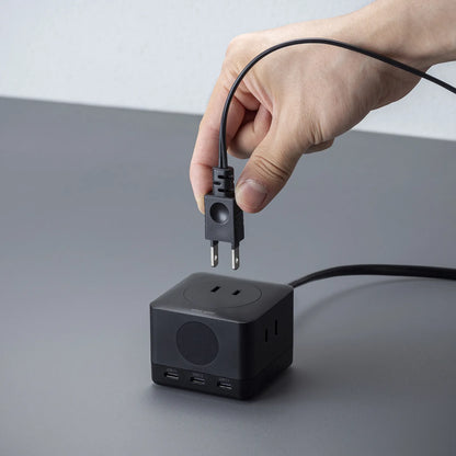 PD67W USB-Cx3GaN窒化ガリウム 充電機能付き3個口タップ TAP-B111C3BK