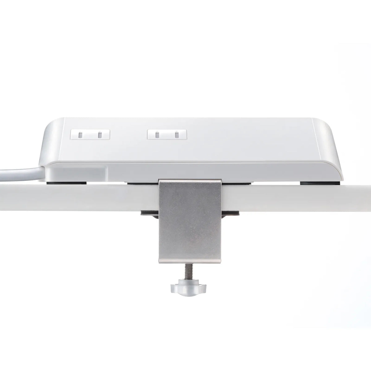 Clamp-type power strip (4 AC outlets + 3 USB-C + 1 USB-A, PD 65W, White) TAP-B114UC-2W