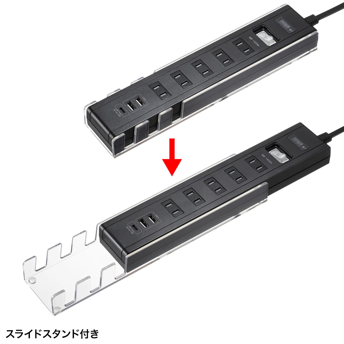 Tap with smartphone stand TAP-B47UC-15BK