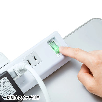 Convenient Power Strip (Clamp Type) TAP-B53W