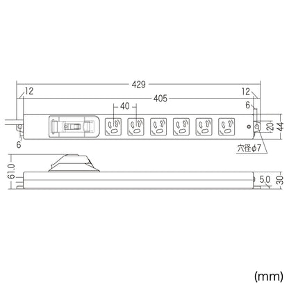 Leakage circuit breaker tap TAP-BR36LN-1