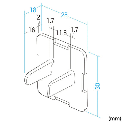 Outlet safety cap TAP-CAP2P50L