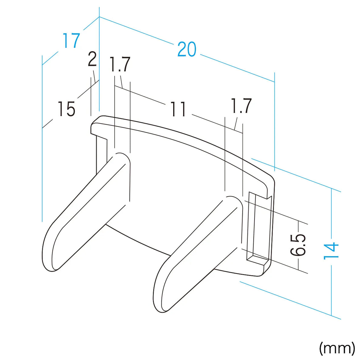 Outlet safety cap TAP-CAP2P5