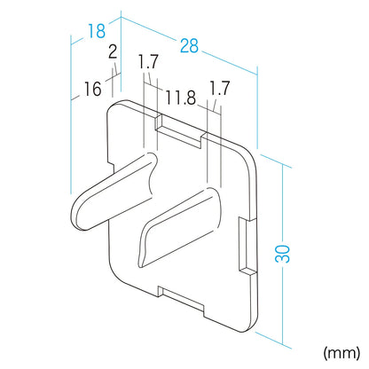 Outlet safety cap TAP-CAP3P100L