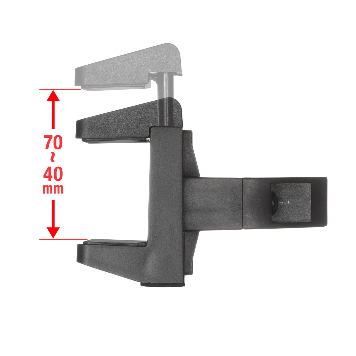 電源タップホルダー（支柱取付タイプ） TAP-CLAMP2BK