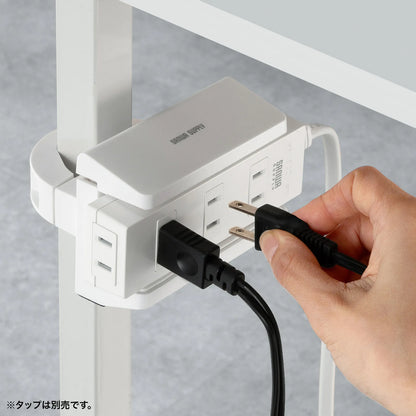 Power strip holder (pole-mounted type) TAP-CLAMP2W