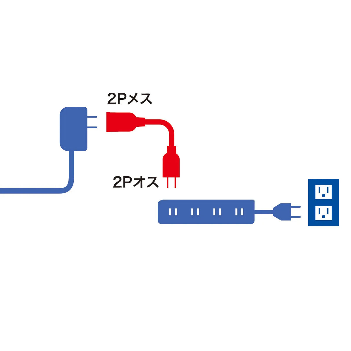 Power extension cord TAP-EX21001