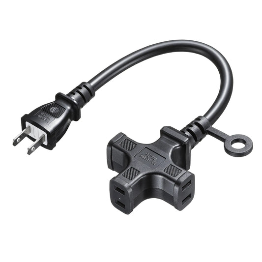Power extension cord (3 outlets) TAP-EX23-03BK