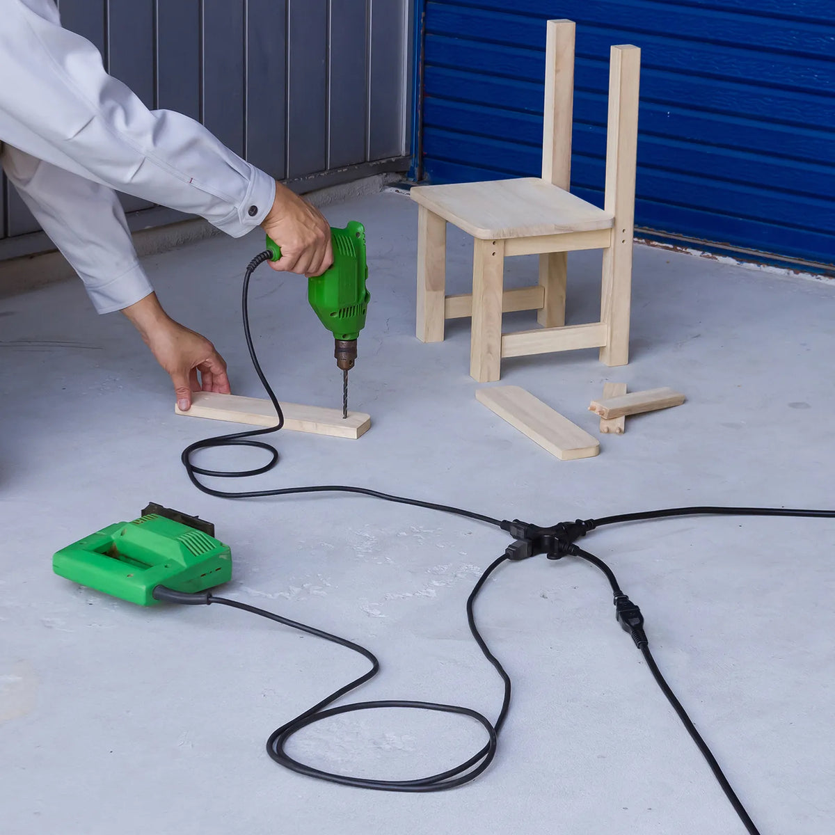Power extension cord (3 outlets) TAP-EX23-03BK